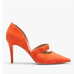 BODEN ADRIANNA HEELS IN RED POP WOMENS 38 / US 7/7.5